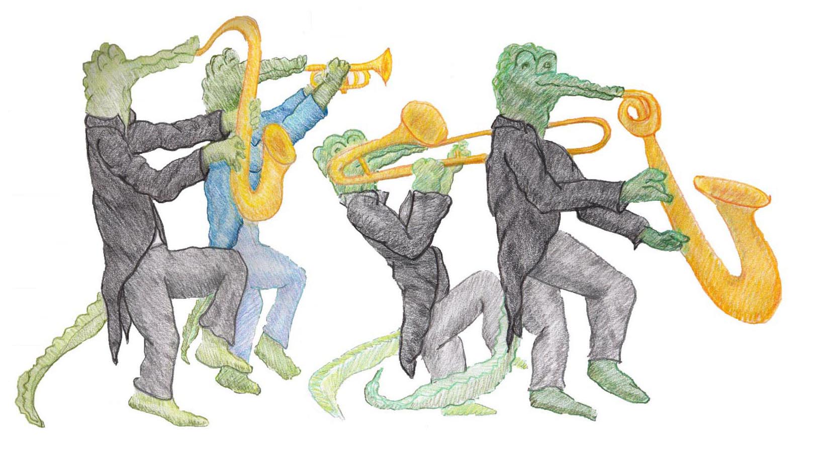 Alligators Marching